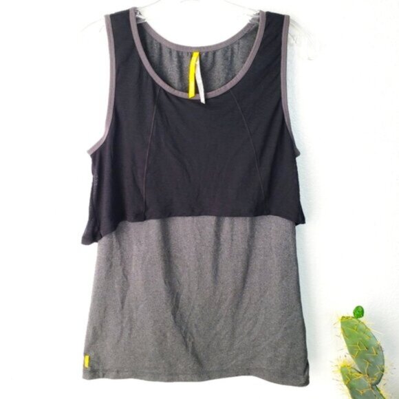 LOLE Performance Tunic Tank Top Mesh Overlay size M - Picture 1 of 10